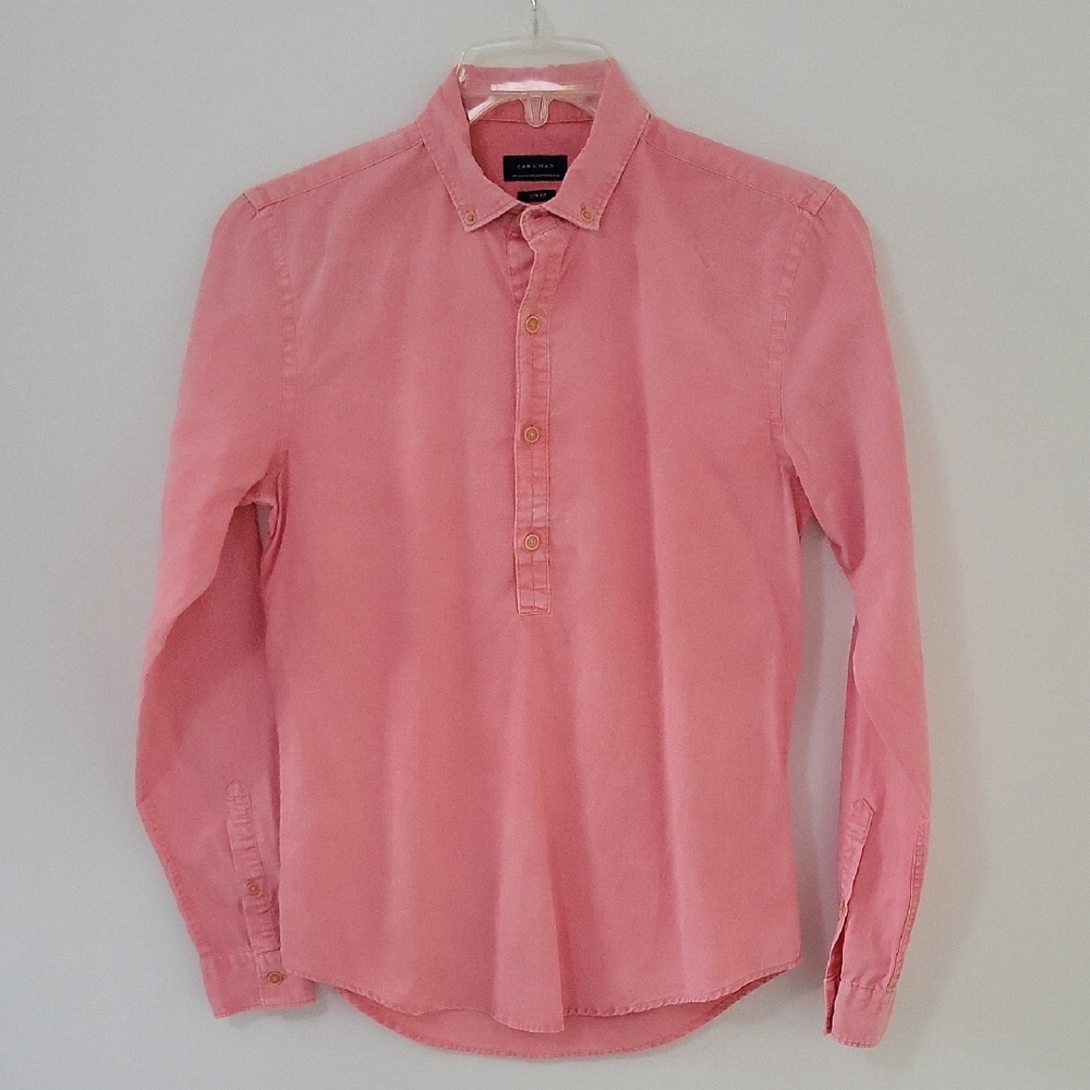 Zara Men Slim Fit Shirt, Size Medium